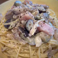 アルモンデクリームソーススパゲティ