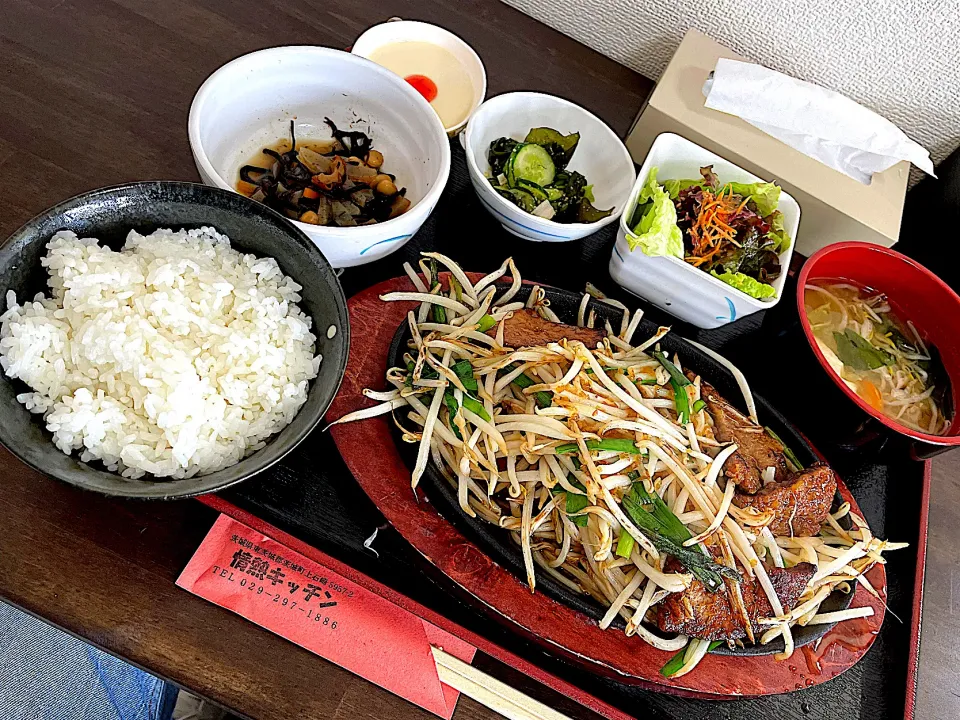 情熱キッチンのレバもやし定食＠茨城町|Yasuhiro Koikeさん