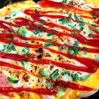 大豆のお肉入オムレツ