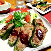 ピーマンの肉詰め🫑|とまと🍅さん