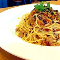 ラムのラグーソースパスタ|AMERICAN BEER BAR XYZさん