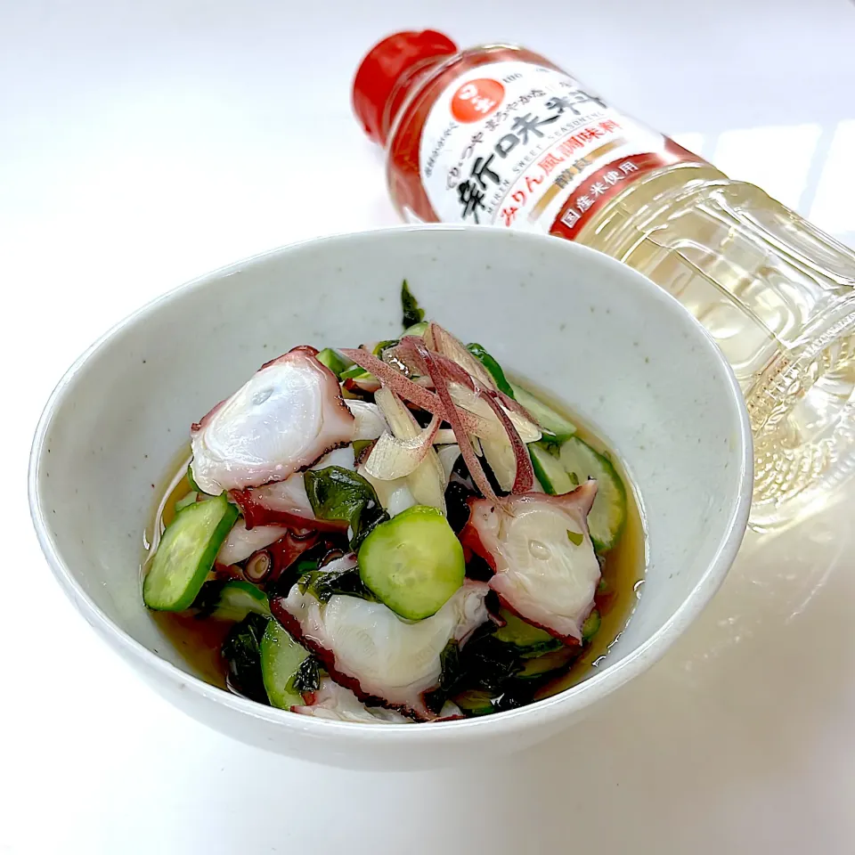 タコときゅうりとわかめの酢の物|ariさん