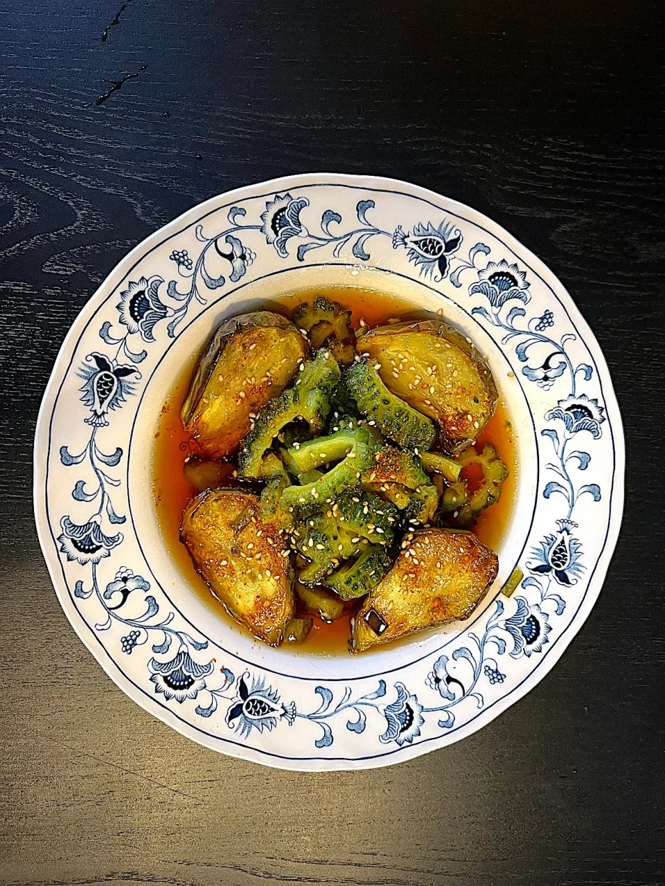 ナスとゴーヤの揚げ浸し|ビクミンさん