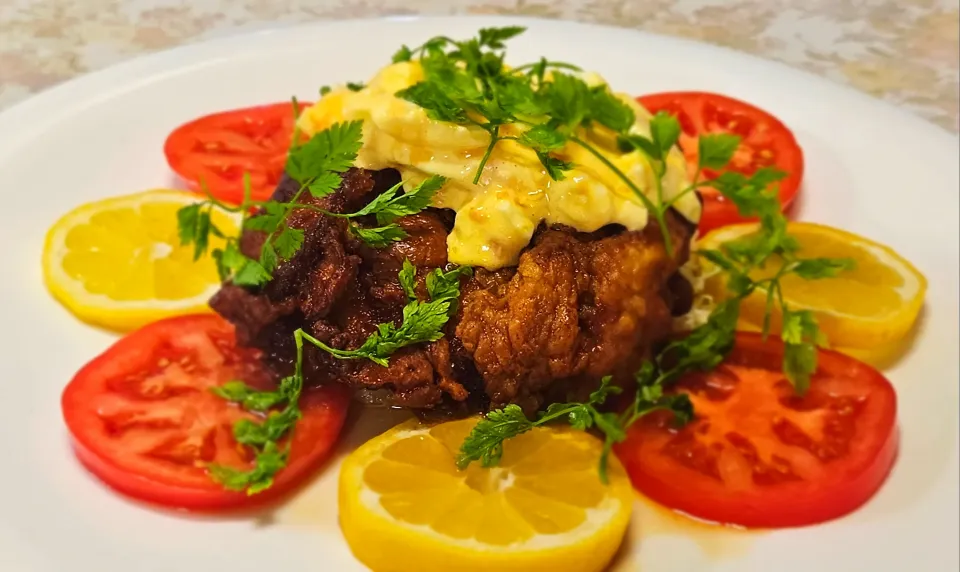 #鶏肉の唐揚げタルタルソース添え|金井義則さん