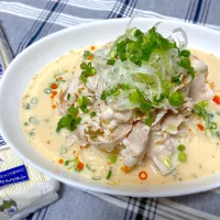豚バラ坦々胡麻そうめん| eiyadeさん