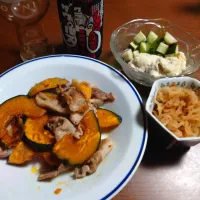 豚バラとカボチャの炒め物|ぱやさん