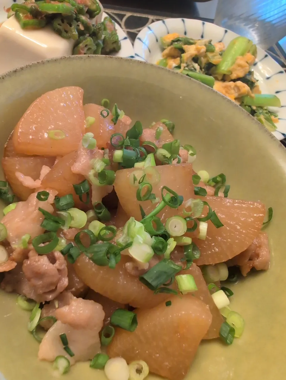 豚バラ大根＆オクラ豆腐|naonaoさん