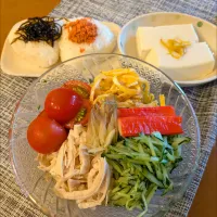 ☆ぶっかけそうめん　☆柚子豆腐　☆おにぎり２種|chikakoさん