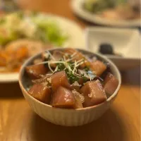 7/27の夕食　漬け丼|yoneさん