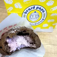 ビアードパパ ブルーベリーチーズケーキ シュークリーム|四天王さん