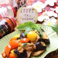 豚肉と夏野菜のバジル炒め| めいめいさん