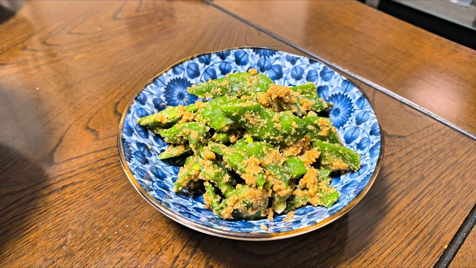 モロッコいんげんの胡麻和え|やかんちゃんさん