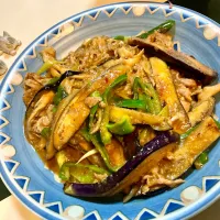 茄子とピーマンと舞茸の肉味噌炒め|Takeshi  Nagakiさん