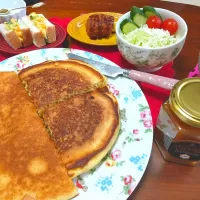 ラベイユのマヌカハニーでパンケーキ|えっこさん