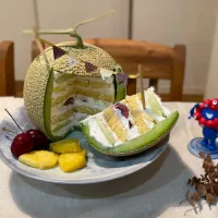 まるごとメロンケーキ🍈|konopiiさん