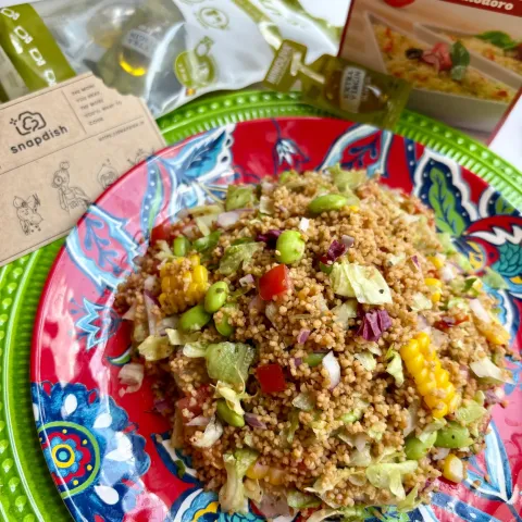 「クスクス　トマト」を使ってみたSnapdishの料理・レシピ写真:クスクストマトサラダ🥗