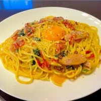 冷凍パスタアレンジ（オーマイBigカルボナーラ）|satoshi【パスタ専門】さん