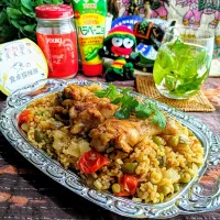 🌏『世界の食卓探検隊』🇵🇪ペルー料理
【🇵🇪アロス・コン・ポヨ】