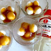 豆腐入り冷やしみたらし団子|ピンキーさん