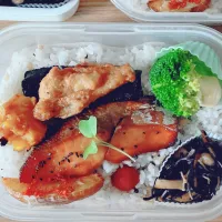 高校生運動部弁当（ご飯380g、ささみソーセージ、ガッツギア）|rinchusさん