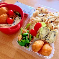 夫と次女のお弁当|シズソラさん