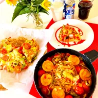 ピザとトマトスープパスタ^ ^|HAMI69さん