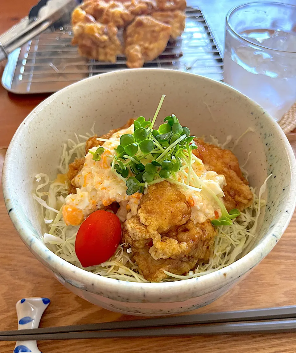 がっつりサッパリチキン南蛮丼|chieko ♪さん