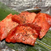 7月27日・［晩ご飯は焼肉🍖🙂✨］・③厚切り塩タン😋✨（意外と柔らかくて❣️美味しかったです😊笑）|山勝さん