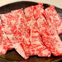 7月27日・［晩ご飯は焼肉🍖🙂✨］・④ハラミ2人前😋✨（ハラミとは思えない程の油感😅笑）|山勝さん