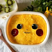 ＊0069. ピカチュウオムライス🌟娘ちゃんの高校生弁当🍱＊|＊抹茶＊さん