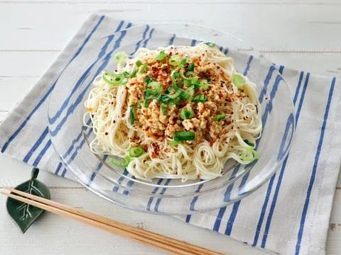 レンジで簡単！白い麻婆そうめん|ヤマサ醤油公式アカウントさん