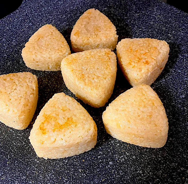 備蓄品のご飯で焼きおにぎり|ちゃんノンさん