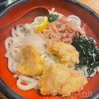 ＊福岡・因幡うどんのとり天ぶっかけ♬＊|ultramarineさん