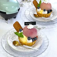 桃のタルトパフェ🍑|シフォンさん