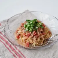 トマトとツナの冷製パスタ♡ ﾟ+｡:.ﾟ|ohanaさん