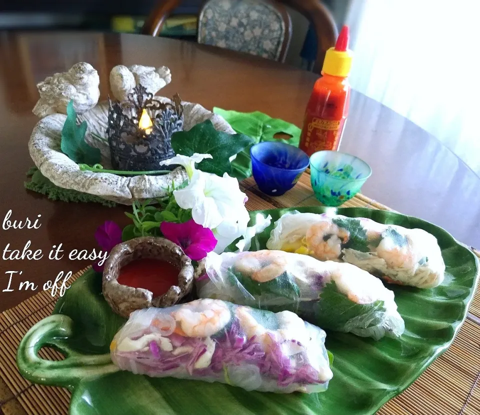 生春巻き|ぶりさんさん