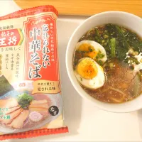 今日の夕食　餃子の王将　中華そば|pinknari🐰🌈さん