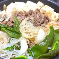 昨夜に続くすき煮！🍅をやめたら映えなくなった（笑|saturnさん