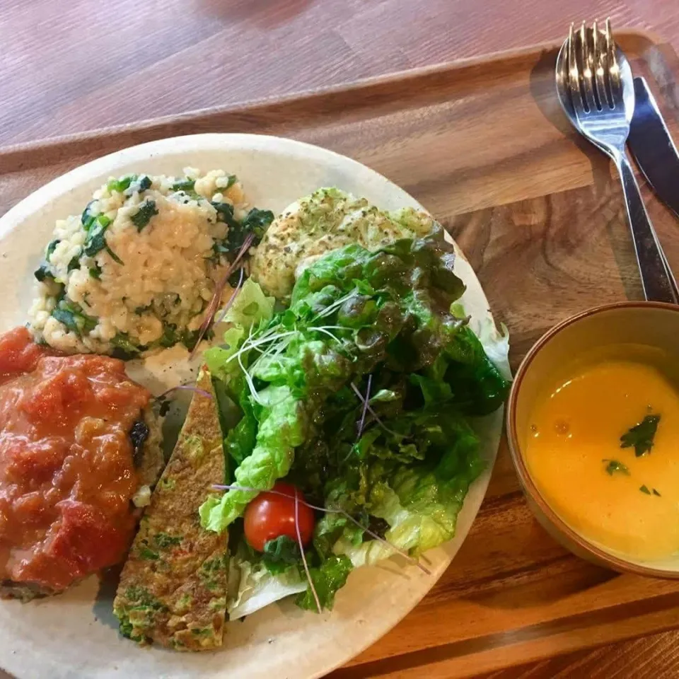 以前勤めていたカフェでのイタリアンプレート|Hiroe Onishiさん