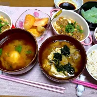 麻婆豆腐で♪ささやかふたり晩ごはん~(^^)❤︎|いつくしみちゃんさん