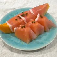 生ハムメロン🍈純胡椒添え