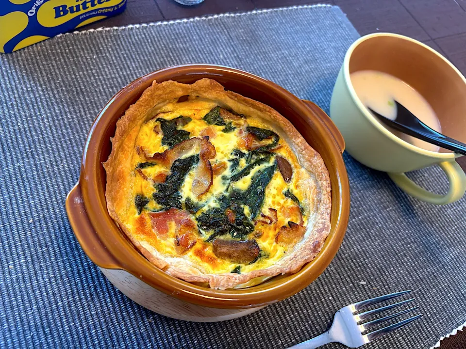 パイ生地キッシュ！|きなこさん