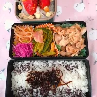 🍀2025/0729(火)生姜焼き弁当|ともちんさん
