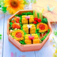 とうもろこしおにぎり弁当|sachikoさん
