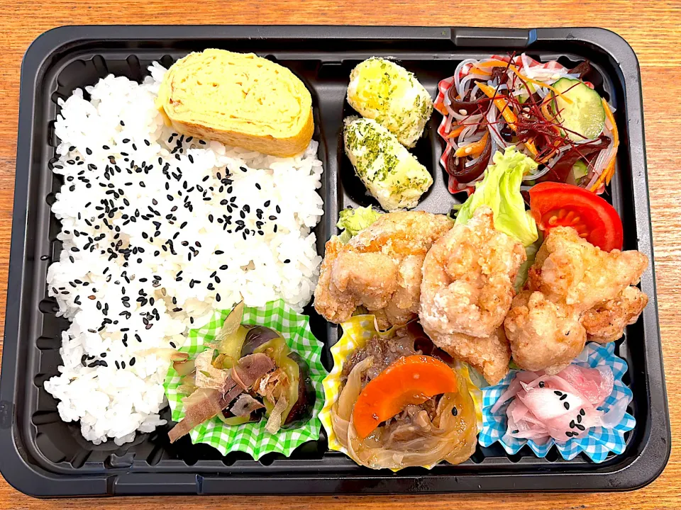 塩唐揚げ弁当🍱|すいちゃんさん