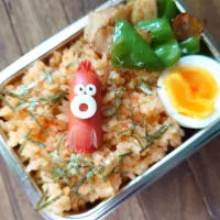 漢の…自分用🍱猛暑日のピリ辛混ぜご飯弁当|ᵏᵒᵘさん