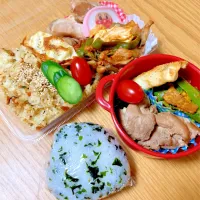 夫と次女のお弁当🍱🍙|シズソラさん