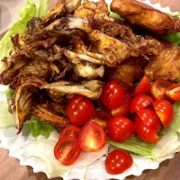 鶏からあげと舞茸唐揚げ|𝕒𝕚.𝕔𝕠𝕞ᵕ̈*さん