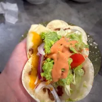 餃子の皮でタコス風🌮|☆マミ☆さん