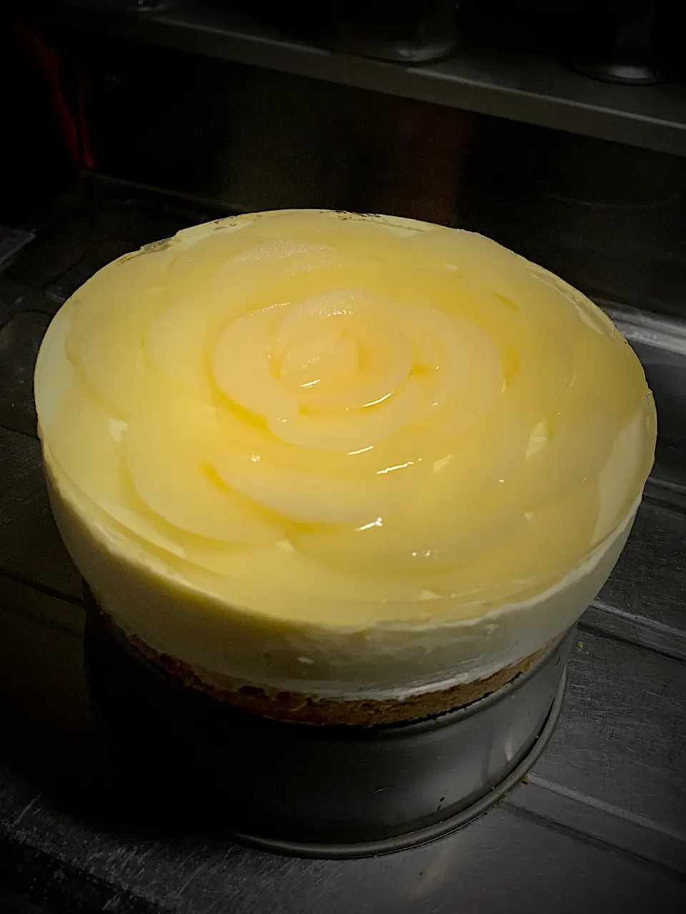 白桃レアチーズケーキ|のんさんさん